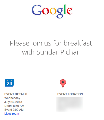 Evento será no mesmo local usado pelo Google para anunciar Chrome Pixel