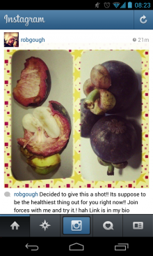 Perfis do Instagram foram invadidos e mostravam fotos de frutas