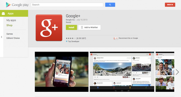 Google Play para web ganhou design usado em versão para Android