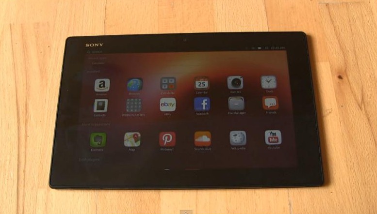 Versão adaptada do Ubuntu Touch roda em tablet Xperia Z  