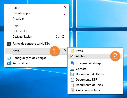 Windows 10 - Atalhos - Configurações