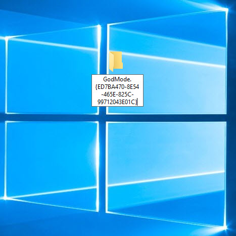 Windows 10 - Ativar GodMode
