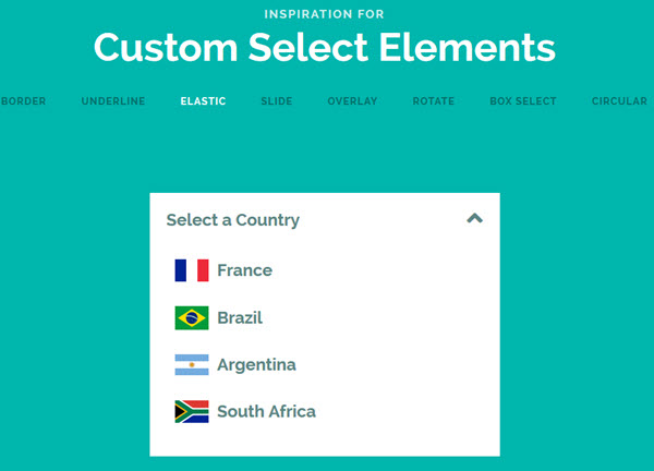 Jquery - Inspiration for Custom Select Elements