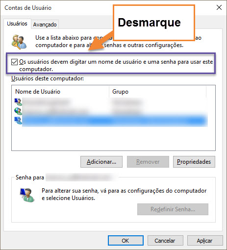 Windows 10 - Login automático