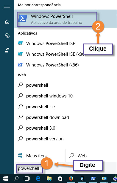 Windows PowerShell - Prompt de Comando