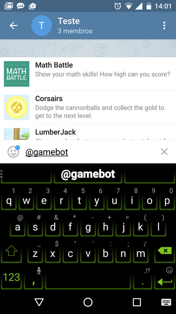 Telegram - Bots - Games