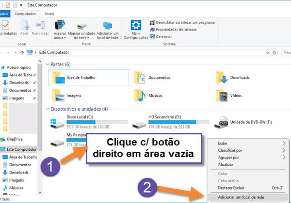 Windows - Acessar FTP sem software