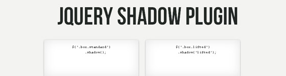 jQuery Shadow
